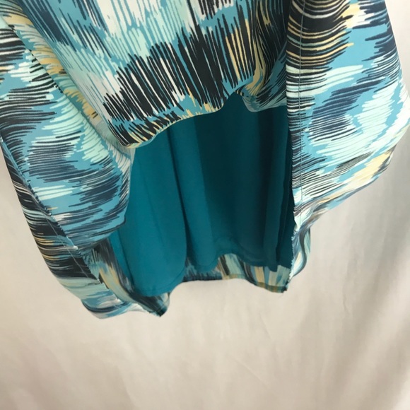 BCBG Mini Dress Teal Blue EUC Size 2 - Picture 8 of 12